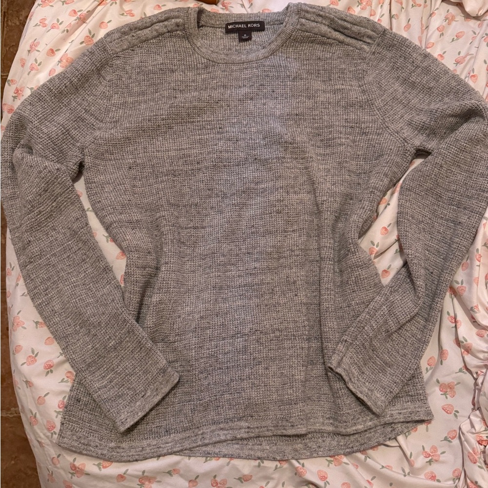 MICHAEL Michael Kors Gray Crew Neck Sweater